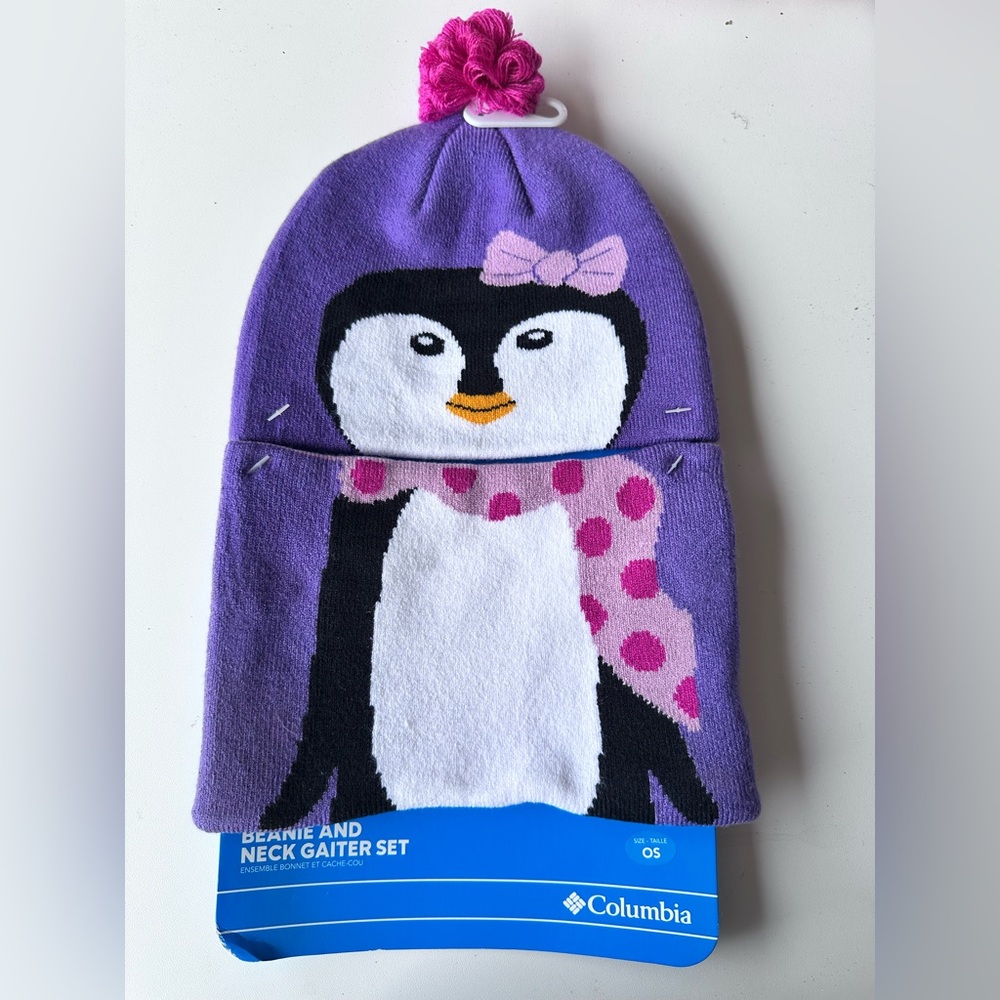Columbia Kids OS Hat & Neck Gaiter